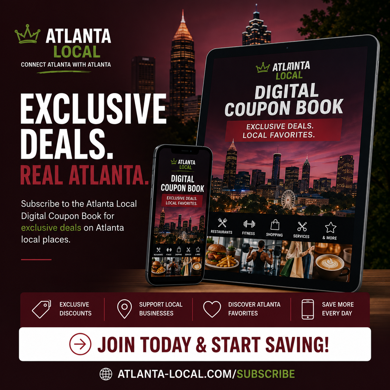 Atlanta Local Digital Coupon Book