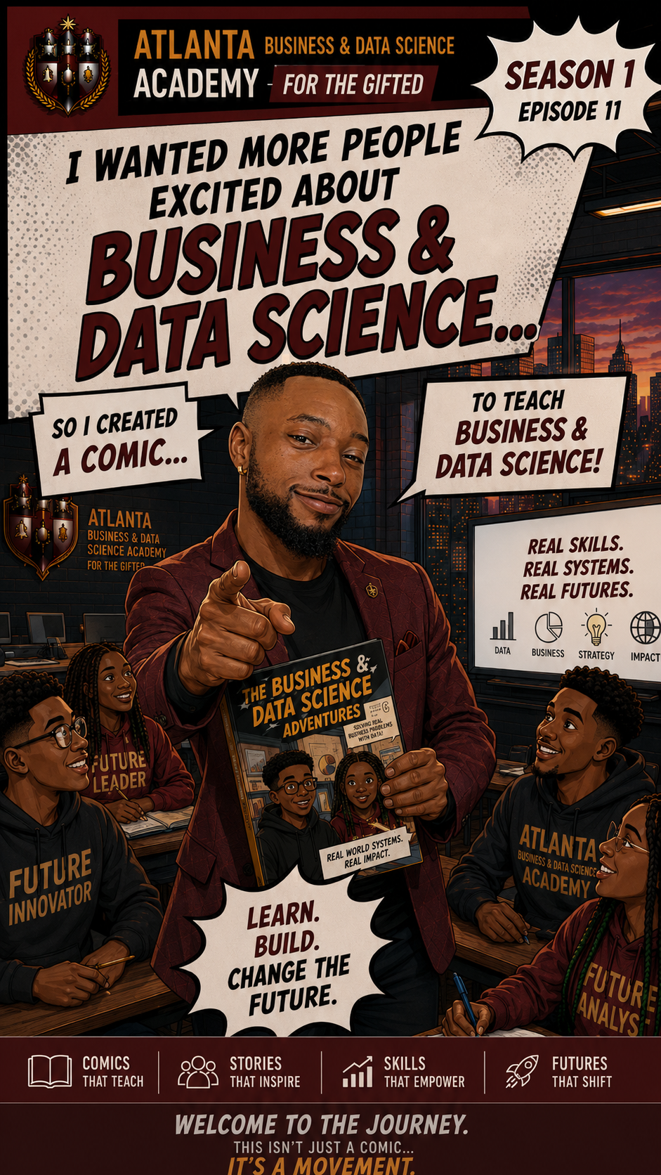 Atlanta Business and Data Science Academy animated series